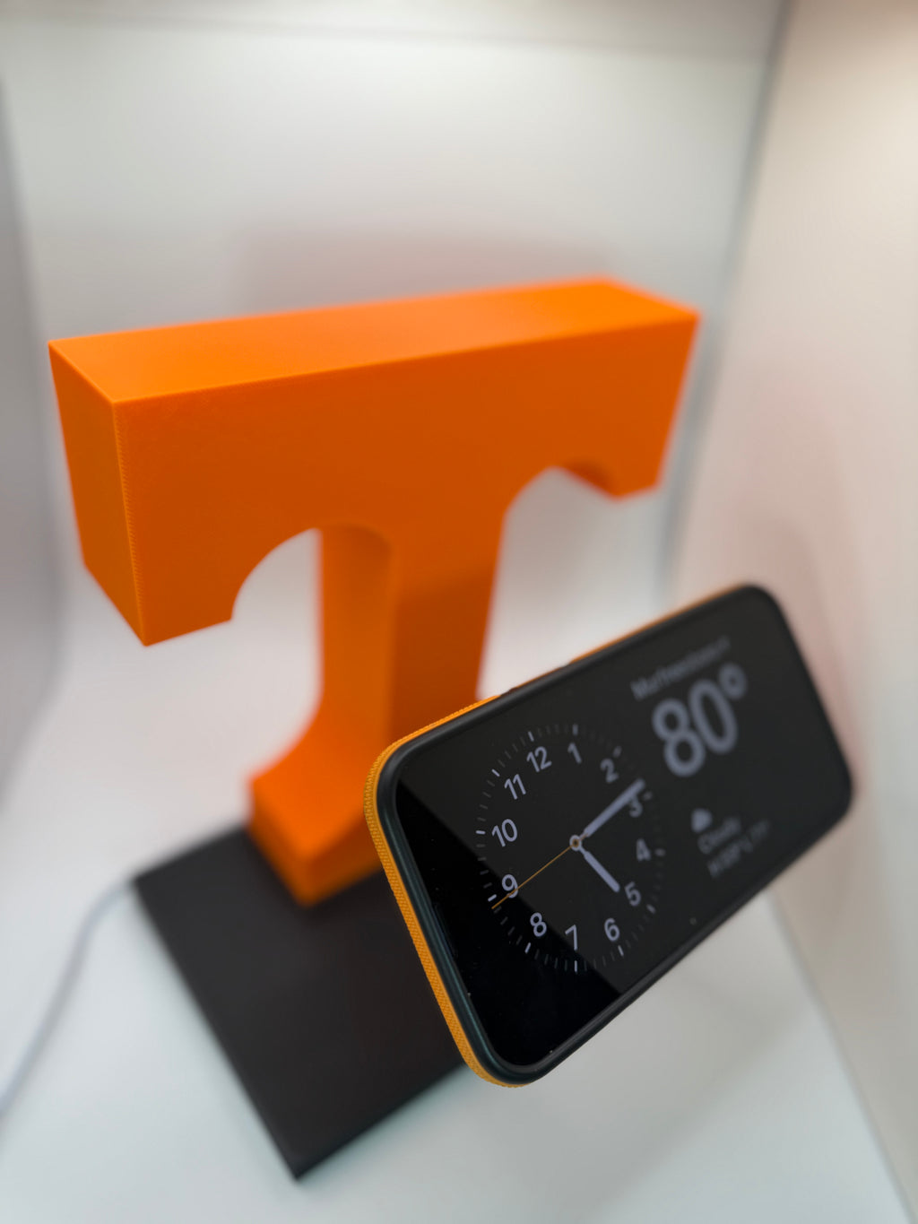 University of Tennessee “Power T” 3D Printed Wireless Charger Stand